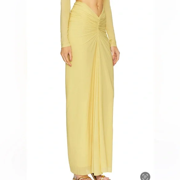 NWT RONNY KOBO CHASE SKIRT IN SUNGLOW - Picture 2 of 8